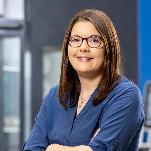 Ansprechpartnerin für Personal und Ausbildung – Kathrin Weber, Personal & Assistenz der Geschäftsführung bei Wassermann Technologie